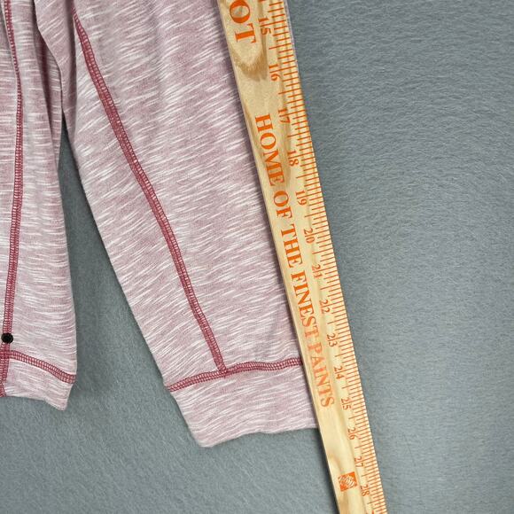 Tommy Bahama Shirt Mens Small Red Quarter Zip Pullover Island Zone Long Sleeve - Picture 8 of 9